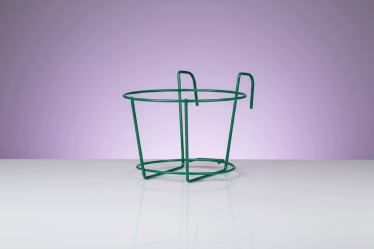 Balconiera Tonda Fissa – Acciaio – Ø20/26 cm – 4 Colori – Portata 15 kg